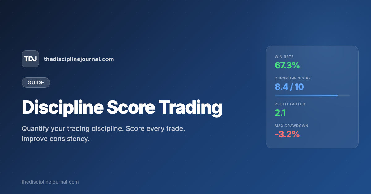 Discipline Score Trading Guide | The Discipline Journal